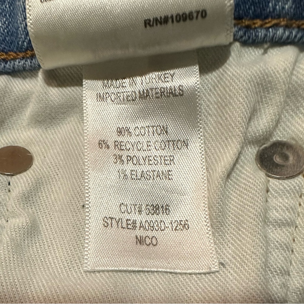 Agolde Nico High-Rise Slim Jeans. Size 27 - Picture 10 of 16